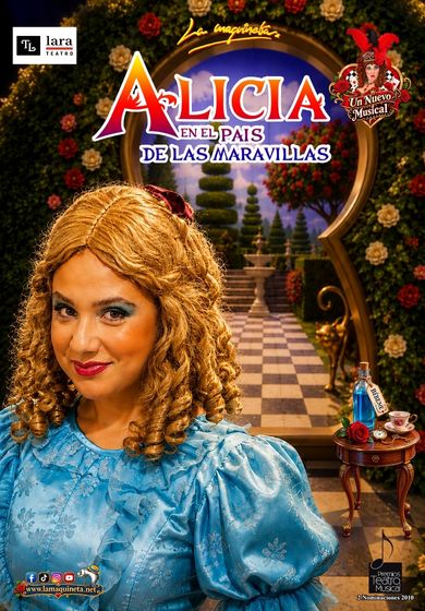 Alicia en el País de las Maravillas, el musical → Teatro Lara