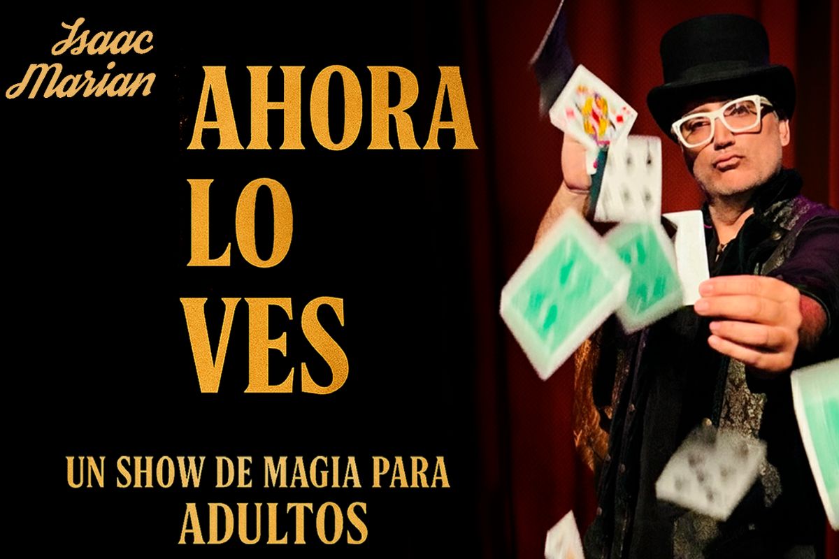 Imagen de 'Ahora lo ves' de Isaac Marian.