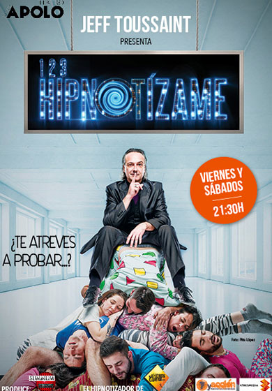 1, 2, 3 Hipnotízame - Jeff Toussaint → Teatro Apolo Madrid