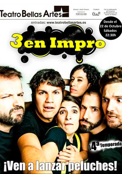 3 en Impro → Teatro Bellas Artes