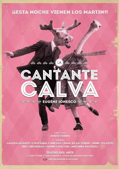Jorge Serra: La cantante calva → Teatro de las Culturas