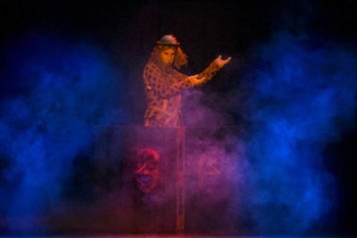 Imagen de Cyrano de Bergerac de Paloma Mejía en el Teatro Victoria
