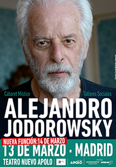 Alejandro Jodorowsky - Cabaret místico → Teatro Apolo Madrid