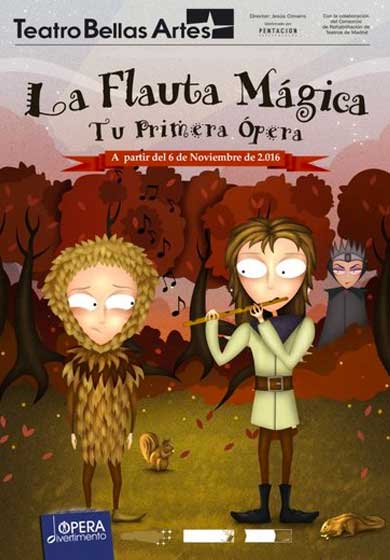 La flauta mágica, tu primera ópera → Teatro Bellas Artes