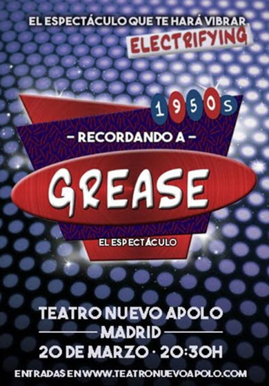 Recordando a Grease → Teatro Apolo Madrid