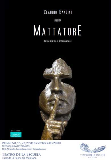 Claudio Bandini: Mattatore → Teatro de la Escuela
