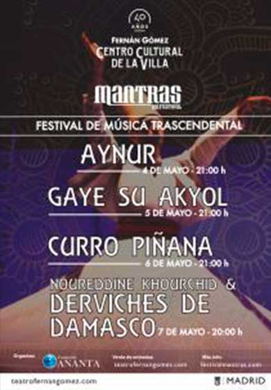 VIII Mantras Festival → Fernán Gómez Centro Cultural de la Villa