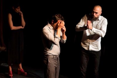 Imagen del espectáculo teatral 'Felicidad' en la Sala Teatro Cuarta Pared