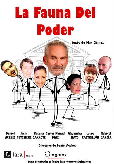 La fauna del poder → Teatro Lara