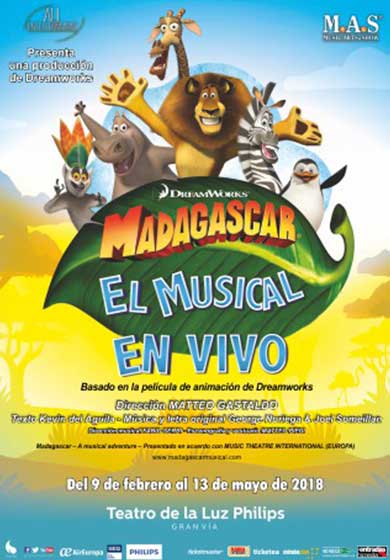 Madagascar – El musical en vivo