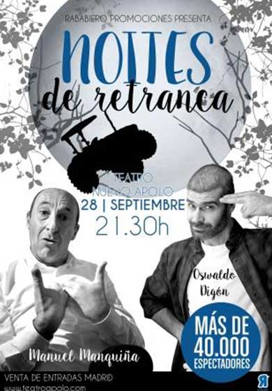Noites de Retrança → Teatro Apolo Madrid