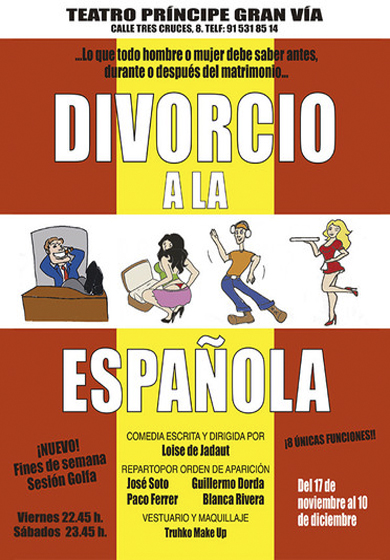 Divorcio a la española → Teatro Príncipe Gran Vía