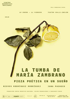 La tumba de María Zambrano (pieza poética en un sueño) → Teatro Valle-Inclán (Centro Dramático Nacional)