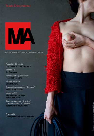Ma. Con una amamanto y con la otra sostengo el mundo → Teatro del Barrio