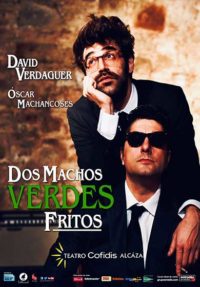 Dos machos verdes fritos