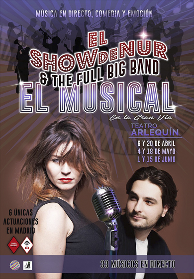 El show de Nur & The full big band → Teatro Arlequín Gran Vía