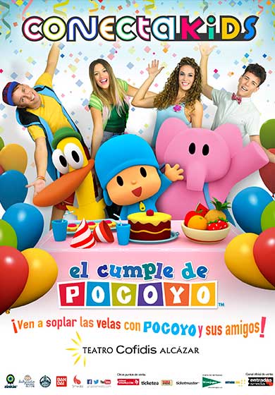 Conecta Kids: el cumple de Pocoyó → Teatro Alcázar