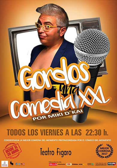 Gordos, una comedia XXL → Teatro Fígaro Adolfo Marsillach