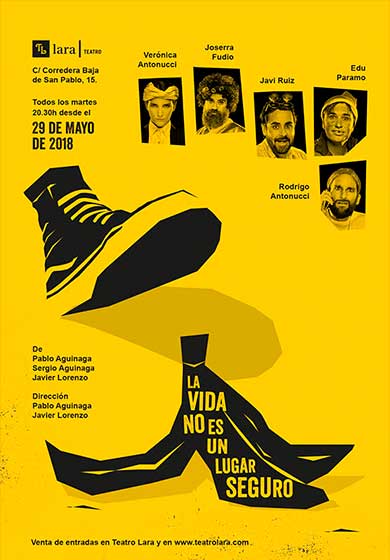 La vida no es un lugar seguro → Teatro Lara