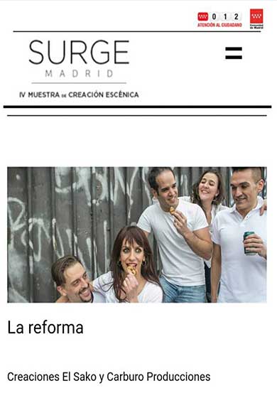 La reforma → Sala de Teatro Bululú