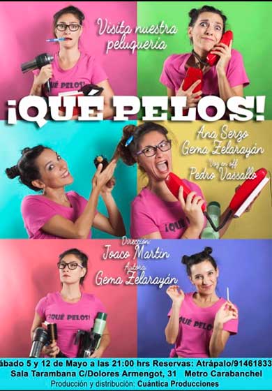 ¡Qué Pelos! → Teatro Sala Tarambana