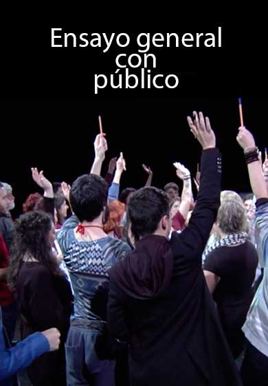 Ensayo general con público → El Umbral De Primavera
