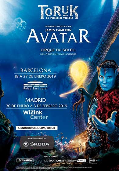 Cirque du Soleil: Toruk - El primer vuelo - Avatar → Movistar Arena (Palacio de Deportes)