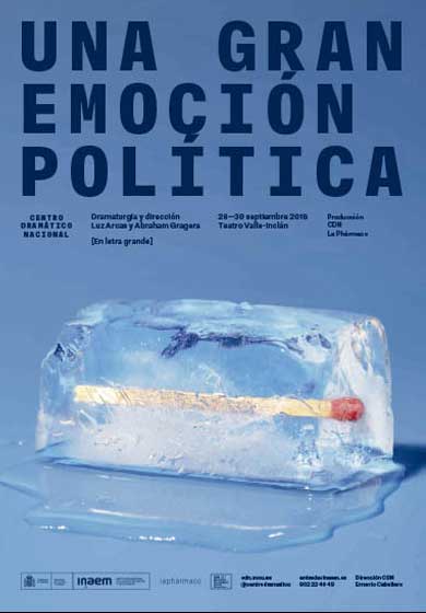 Una gran emoción política → Teatro Valle-Inclán (Centro Dramático Nacional)