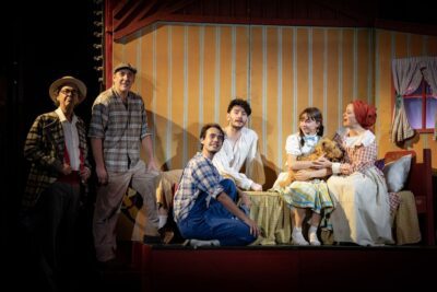 Imagen de escena de el musical El Mago de Oz de la compañía La Bicicleta.
