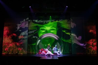 Imagen de escena de el musical El Mago de Oz de la compañía La Bicicleta.