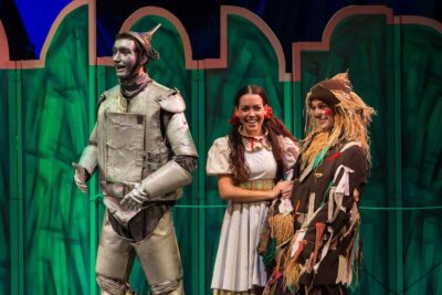 Imagen de escena de Mago de Oz de la compañía La Bicicleta.