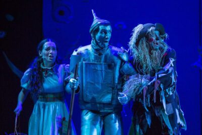 Imagen de escena de Mago de Oz de la compañía La Bicicleta.
