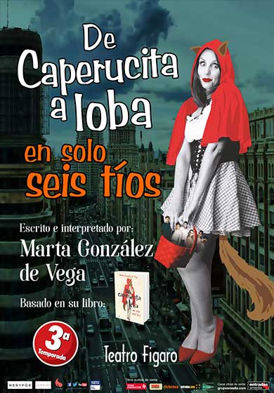 De Caperucita a loba en solo seis tíos → Teatro Fígaro