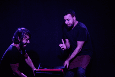 imagen dde la obra 'Improcafé show'