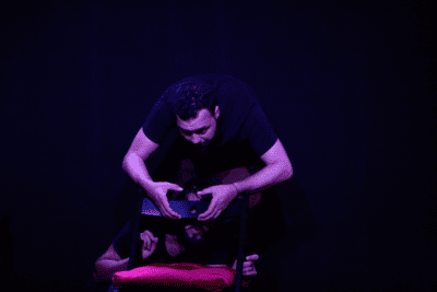 imagen dde la obra 'Improcafé show'