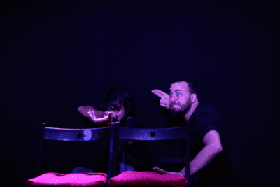 imagen dde la obra 'Improcafé show'