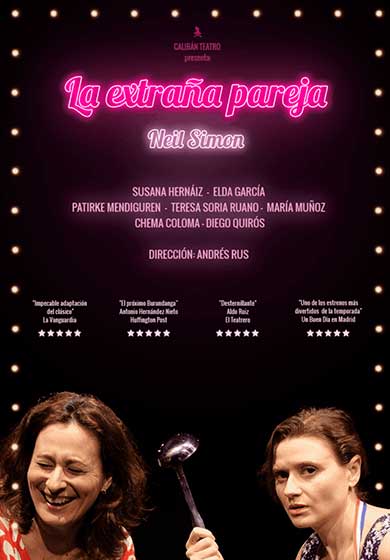 La extraña pareja → Teatro Amaya