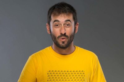 Imagen del espectáculo teatral 'Javi Sancho: del deporte también se sale' en el Teatro La Latina