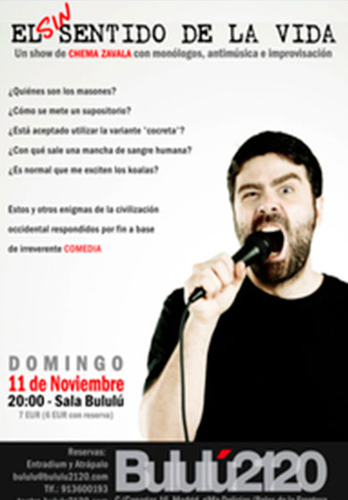 El sin sentido de la vida → Sala de Teatro Bululú