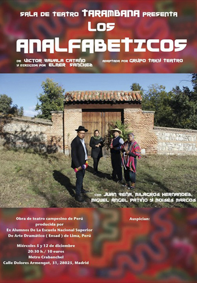 Los analfabéticos → Teatro Sala Tarambana