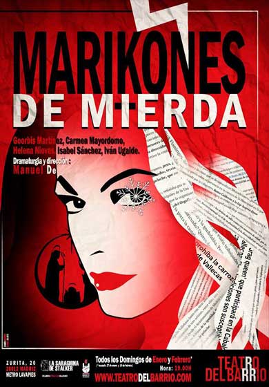 Marikones de mierda → Teatro del Barrio
