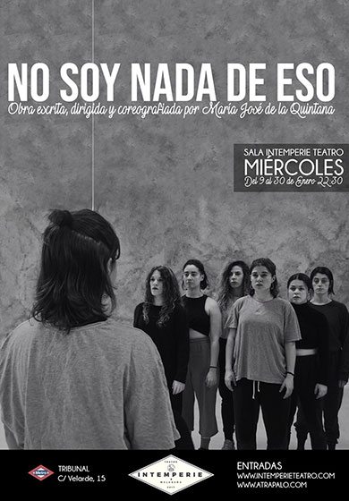 No soy nada de eso → Intemperie Teatro