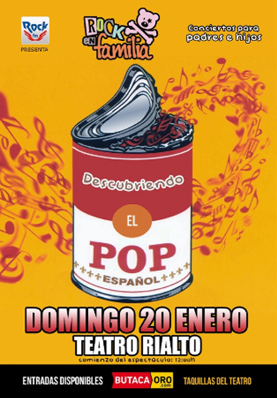 Rock en familia: pop español → Teatro Rialto