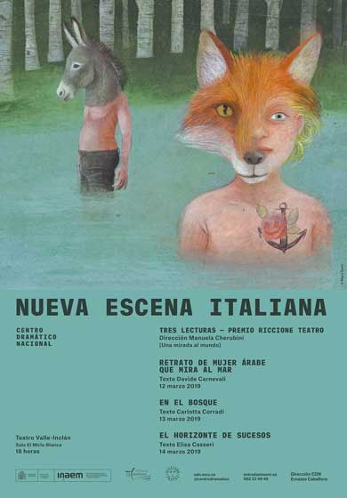 Retrato de mujer árabe que mira al mar → Teatro Valle-Inclán (Centro Dramático Nacional)