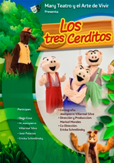 Marisol Morales: Los tres cerditos → Teatro de las Aguas