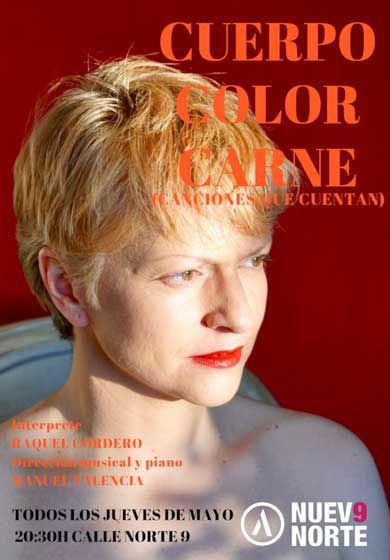 Cuerpo, color, carne (canciones que cuentan) → Teatro Nueve Norte