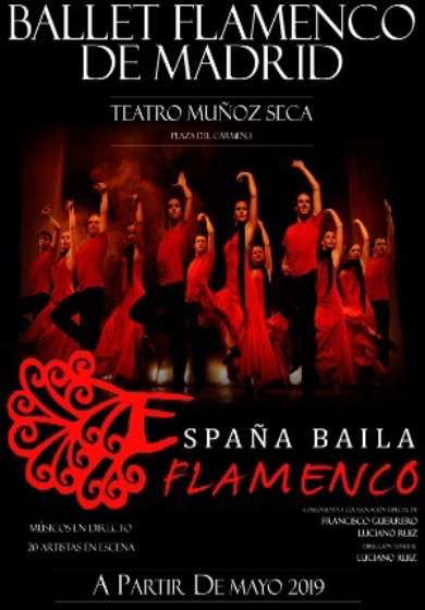 España baila flamenco 2019 → Teatro Muñoz Seca