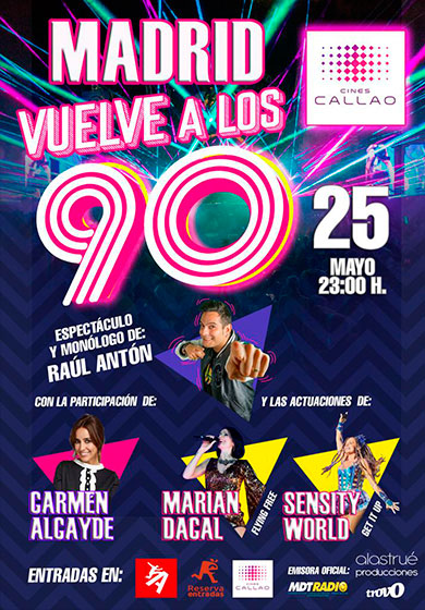 Vuelve a los 90's → Cines Callao