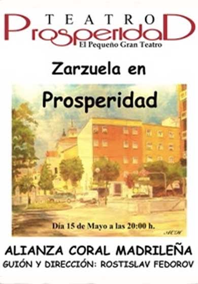 Zarzuela en Prosperidad