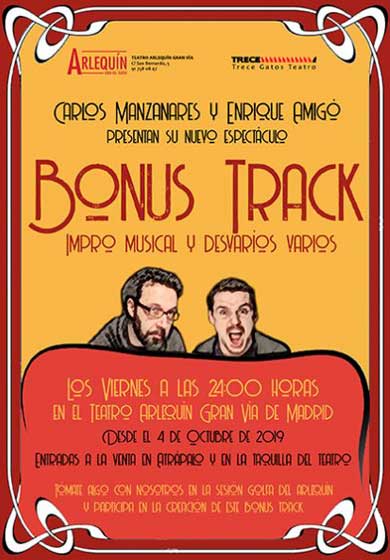 Bonus track: Impro musical y desvaríos varios → Teatro Arlequín Gran Vía